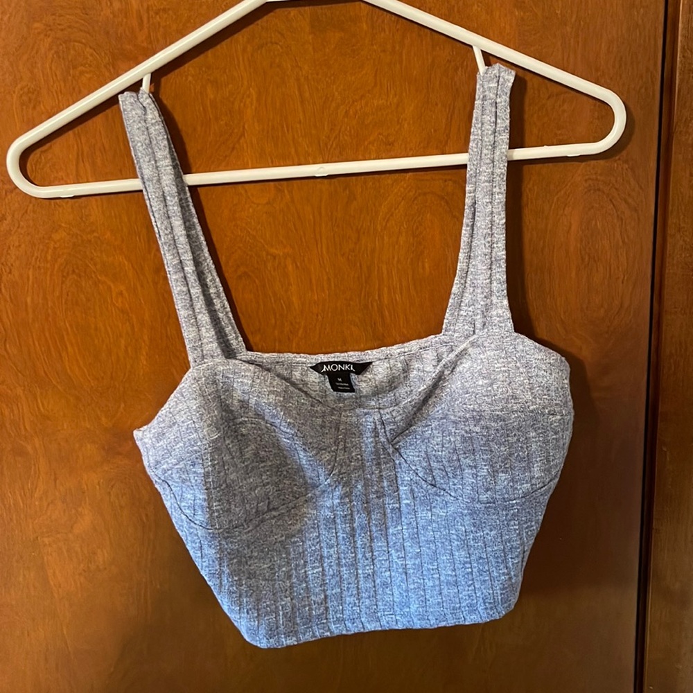 Corset style cropped top